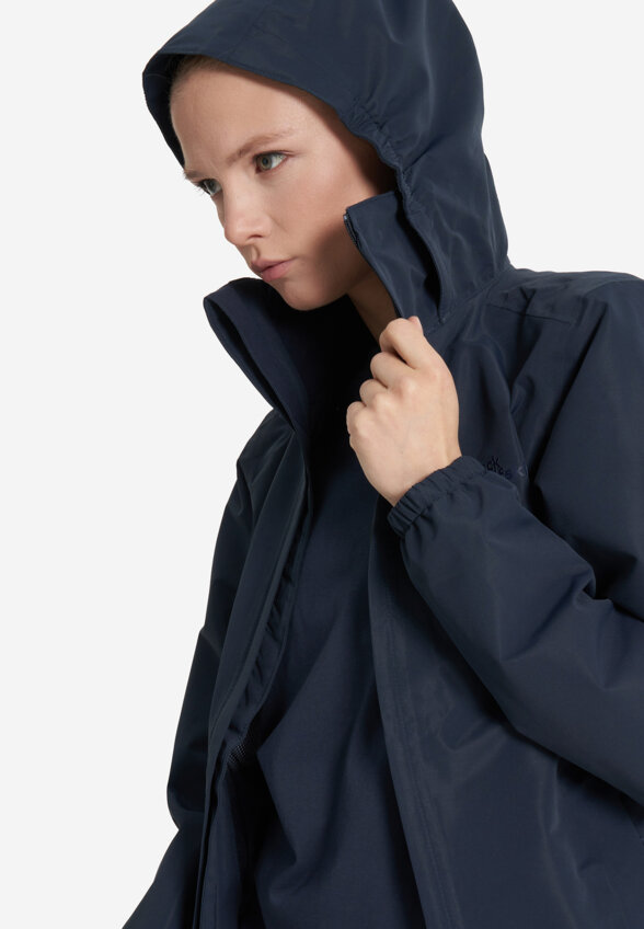 Куртка мембранная женская Jack Wolfskin Stormy Point, Синий