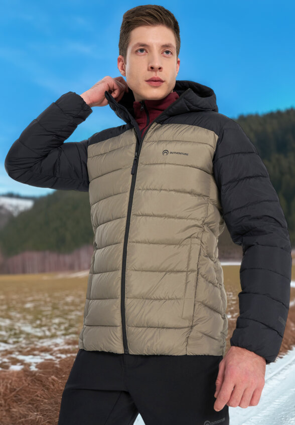 Ультралегкий пуховик мужской Outventure, Серый