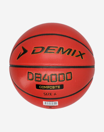 Мяч баскетбольный Demix DB4000 Composite, Красный женщинам