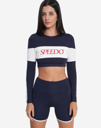 Рашгард женский Speedo Rashguard, Синий женщинам