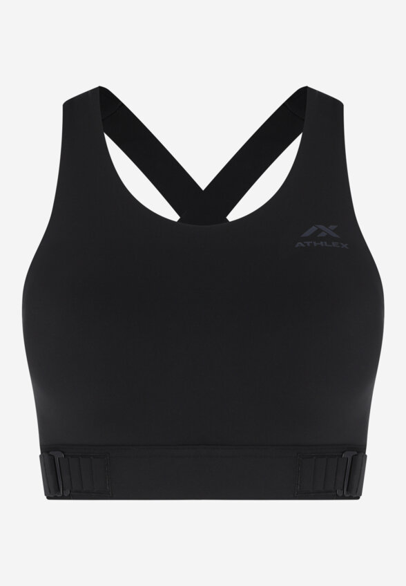 Топ бра спортивный Athlex, Черный