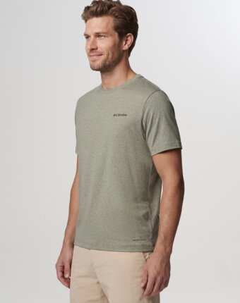 Футболка мужская Columbia Parsons Point SS Logo Tee, Зеленый женщинам