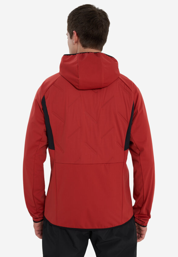 Куртка для беговых лыж мужская Rukka Maatiala Hood, Красный