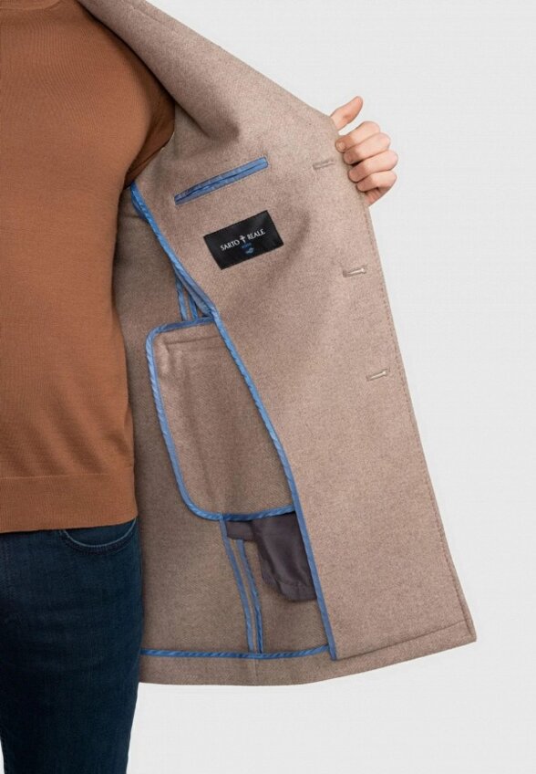 Пальто однобортное Sarto Reale