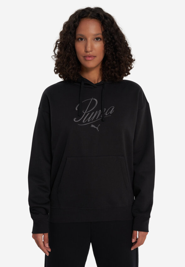 Худи женское PUMA Ess Script, Черный