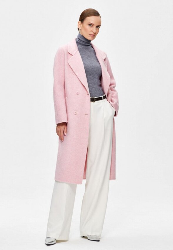 Пальто двубортное Miss Chic