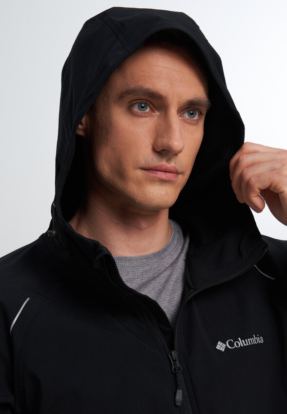 Ветровка мужская Columbia Columbia Tech II Wind Full Zip, Черный