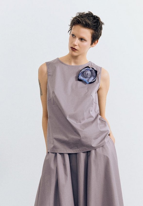 Топ и брошь Bymodno