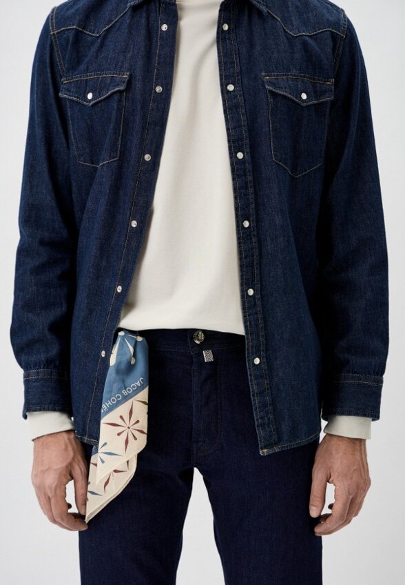 Джинсы и платок Jacob Cohen