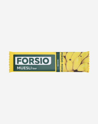 Батончик мюсли Forsio "Банан", 30 г, Мультицвет женщинам