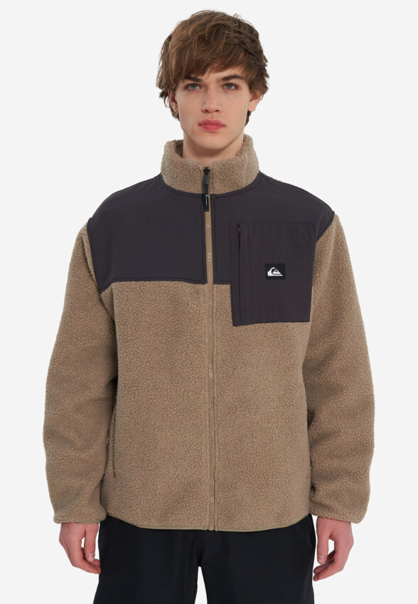 Джемпер флисовый мужской Quiksilver Shallow Water, Коричневый