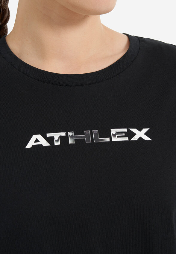 Футболка женская оверсайз Athlex, Черный