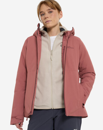 Куртка утепленная женская Jack Wolfskin Wisper, Красный женщинам