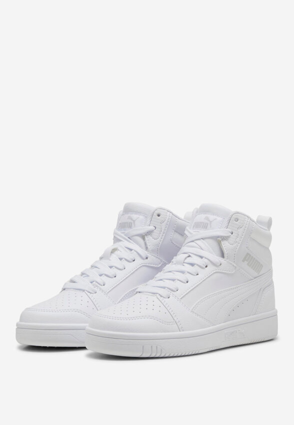 Кеды детские PUMA Rebound V6 Mid Jr, Белый