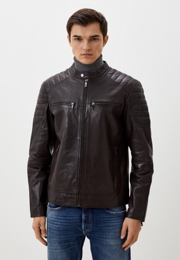 Куртка кожаная Jorg Weber