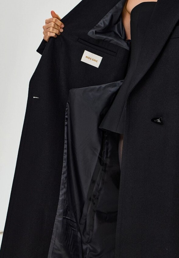Пальто однобортное Miss Chic