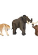 Набор фигурок доисторических животных KONIK мамонт, мамонтенок, смилодон1  - превью
