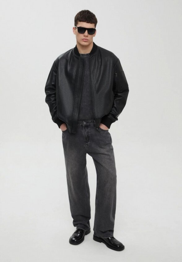 Куртка кожаная Finn Flare