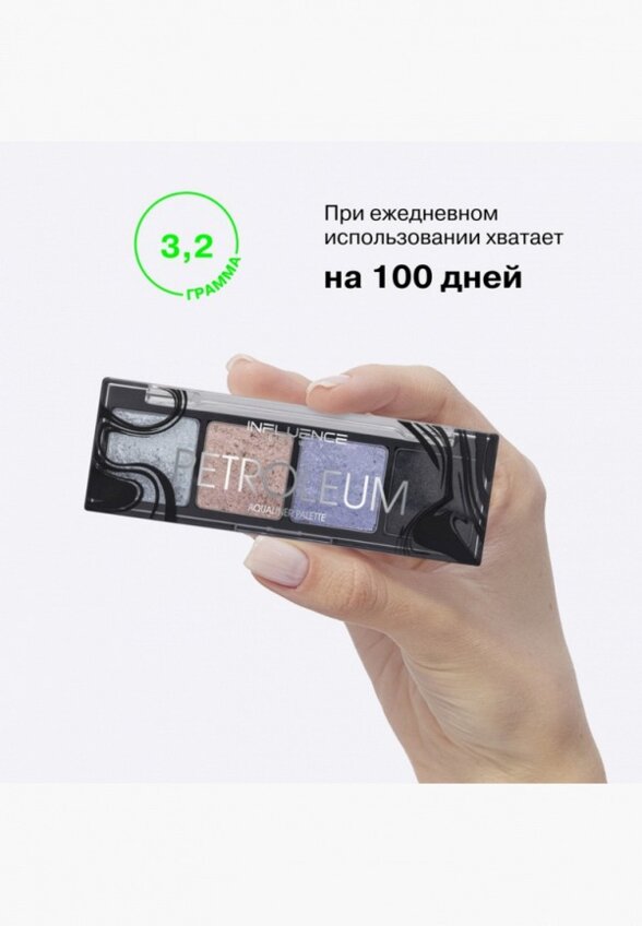 Палетка аквалайнеров Influence Beauty