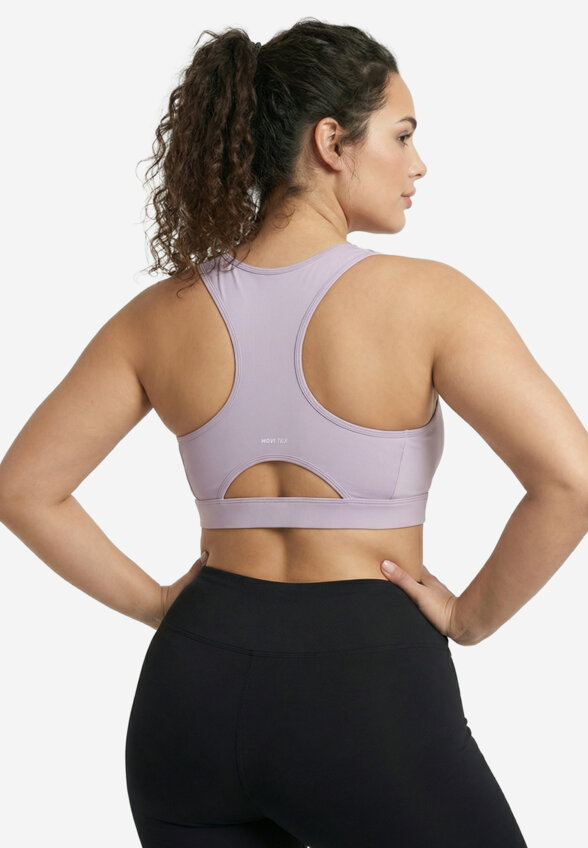 Топ бра спортивный Demix ActiveMove Gym, Plus Size, Фиолетовый