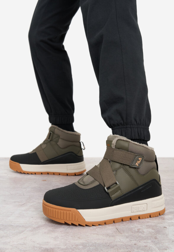 Ботинки утепленные для мальчиков FILA Fil Space Mid, Зеленый