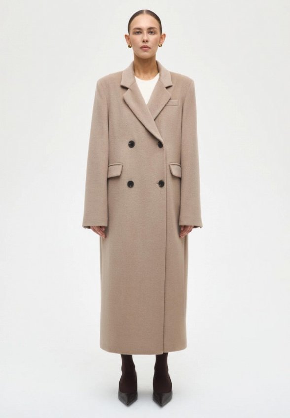 Пальто двубортное Prav.da