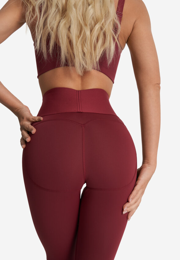 Легинсы женские Demix Booty Booster Gym, Красный