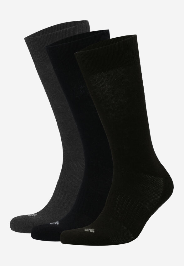 Носки компрессионные Columbia New Cotton Half Cusion, 3 пары, Черный