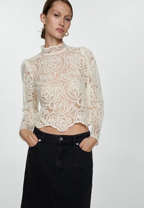 Юбка джинсовая Mango