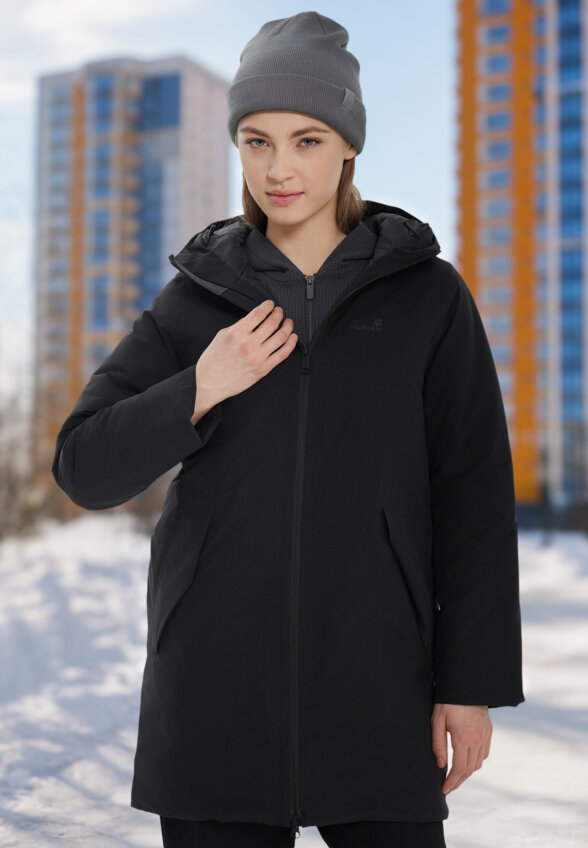 Куртка утепленная женская Jack Wolfskin Frost Haven, Черный