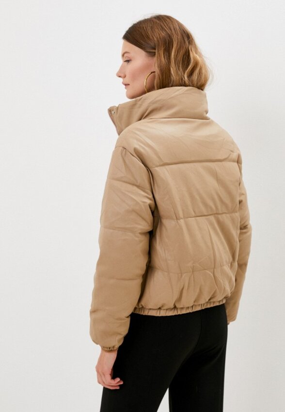 Куртка кожаная утепленная Dunia