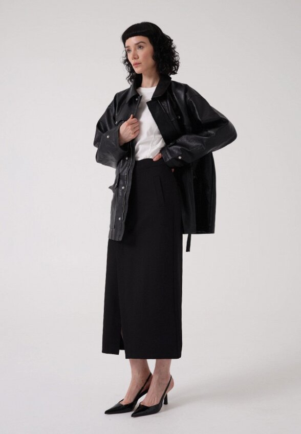 Куртка кожаная Enevoo