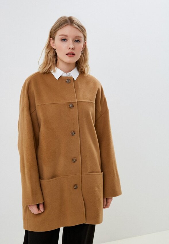 Пальто однобортное Anis