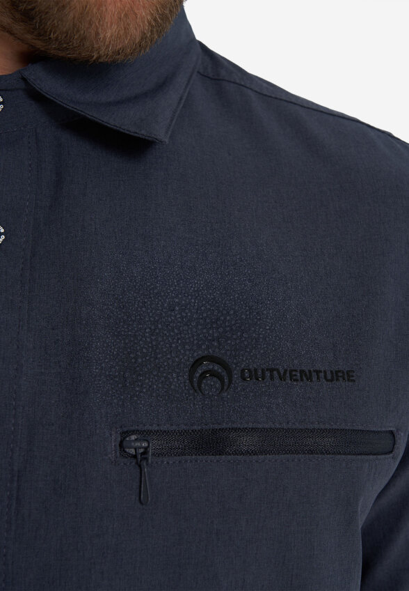 Рубашка с коротким рукавом мужская Outventure, Синий