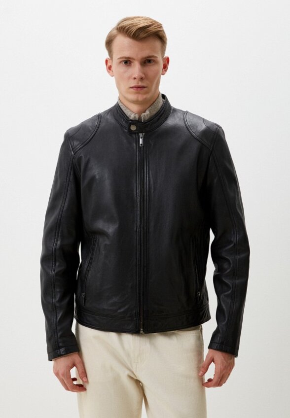 Куртка кожаная Urban Fashion for Men