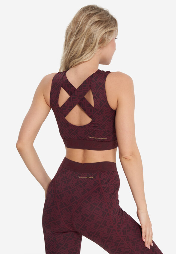 Топ бра спортивный FILA, Красный