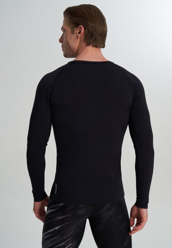 Рашгард мужской Speedo Logo Rash Guard, Черный