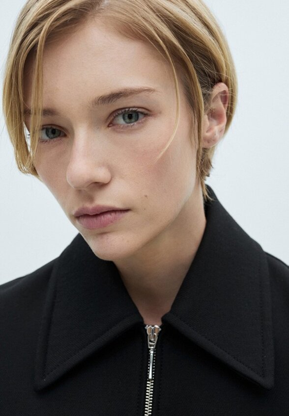 Пальто однобортное Mango