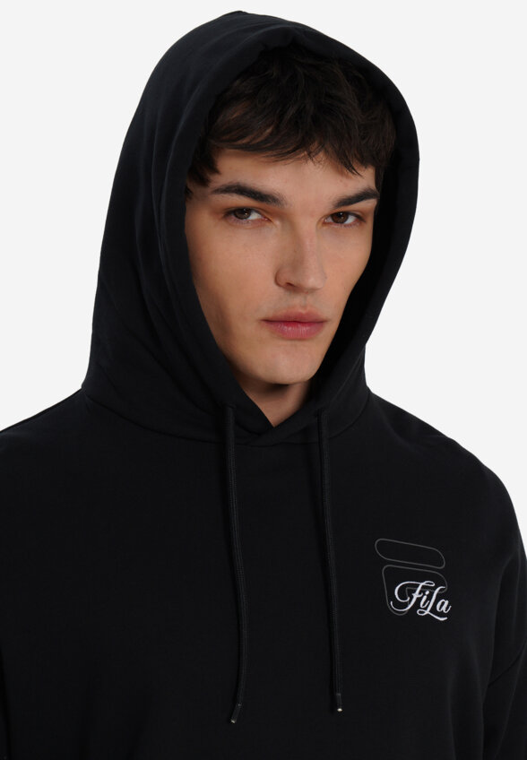 Худи мужское оверсайз FILA, Черный
