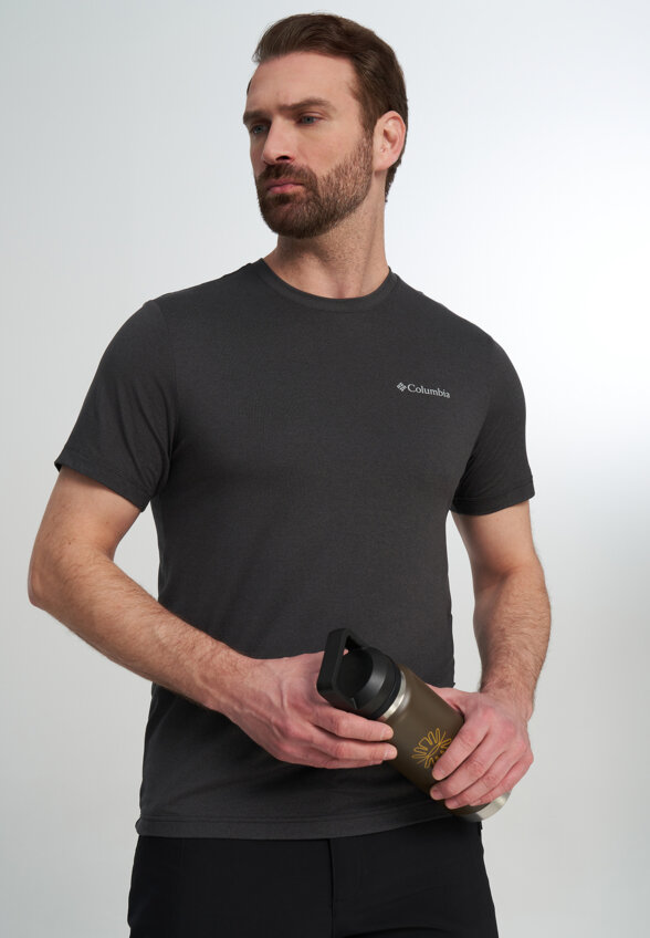 Футболка мужская Columbia Parsons Point SS Logo Tee, Черный