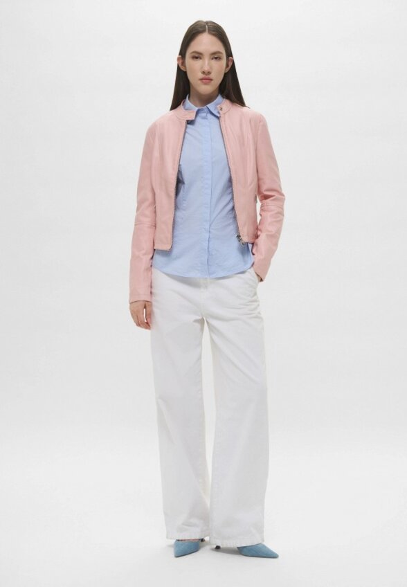 Куртка кожаная Trussardi