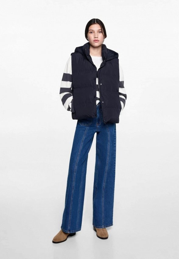 Жилет утепленный Mango Teen