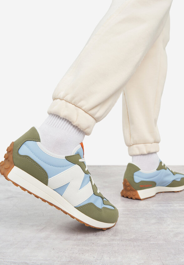 Кроссовки женские New Balance 327, Зеленый