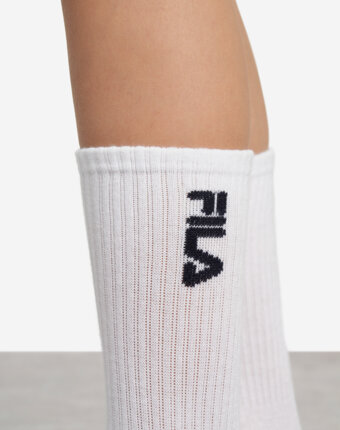 Носки для мальчиков FILA, 3 пары, Белый женщинам