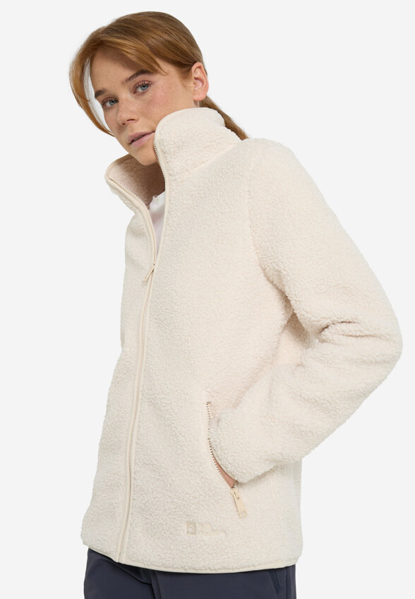 Джемпер флисовый женский Jack Wolfskin High Curl, Бежевый