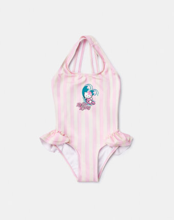 Слитный купальник с принтом Hello Kitty для девочек детям
