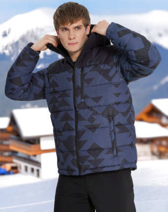 Пуховик мужской Glissade, Черный женщинам