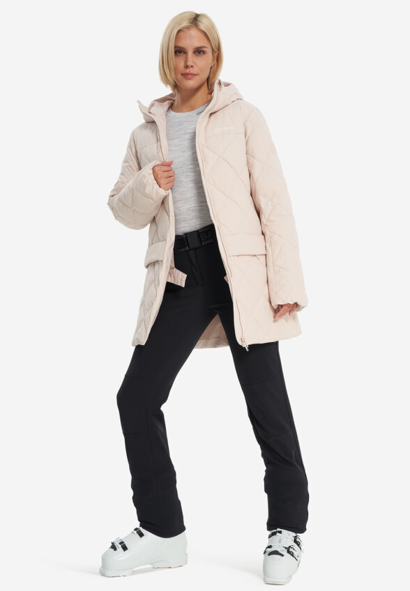 Пуховик женский Glissade, Бежевый
