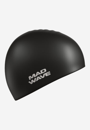 Шапочка для плавания Mad Wave Intensive, Черный