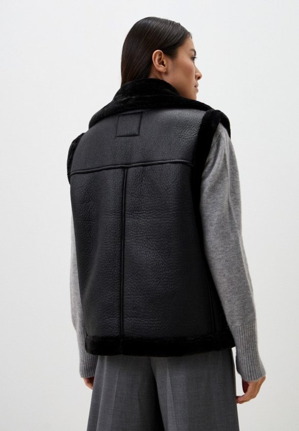 Жилет кожаный Koton